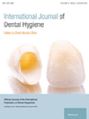 International Journal Of Dental Hygiene杂志