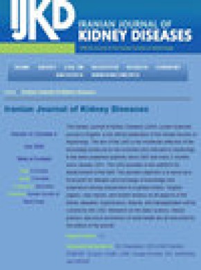 Iranian Journal Of Kidney Diseases杂志