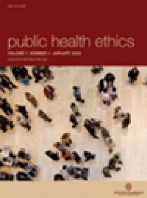 Public Health Ethics杂志