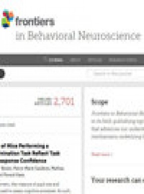 Frontiers In Behavioral Neuroscience杂志