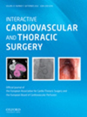 Interactive Cardiovascular And Thoracic Surgery杂志