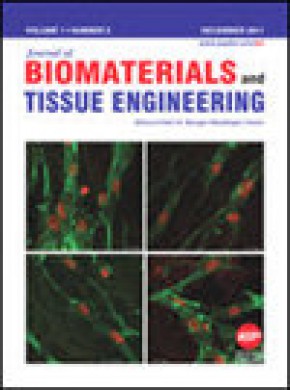 Journal Of Biomaterials And Tissue Engineering杂志