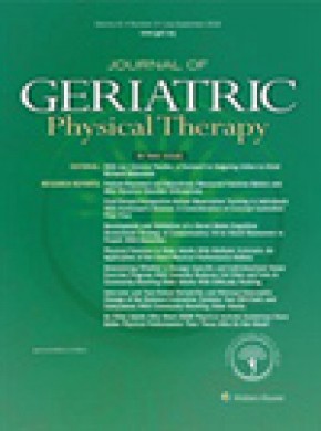 Journal Of Geriatric Physical Therapy杂志