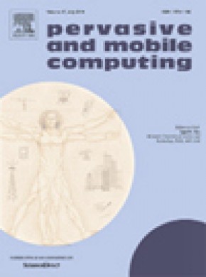 Pervasive And Mobile Computing杂志