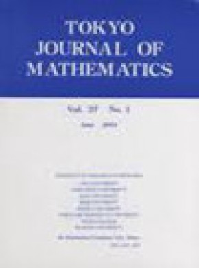 Tokyo Journal Of Mathematics杂志