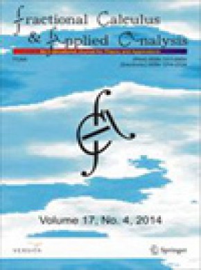 Fractional Calculus And Applied Analysis杂志