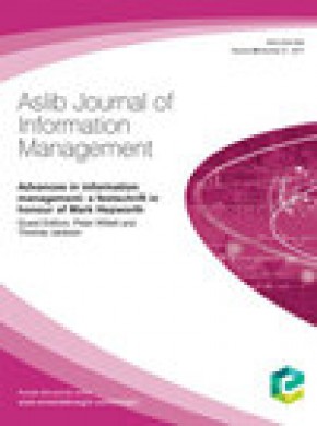 Aslib Journal Of Information Management杂志