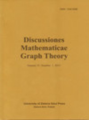 Discussiones Mathematicae Graph Theory杂志