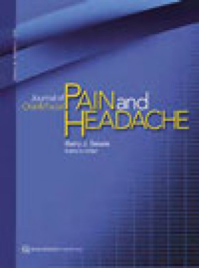 Journal Of Oral & Facial Pain And Headache杂志