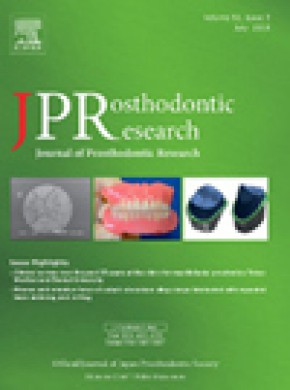 Journal Of Prosthodontic Research