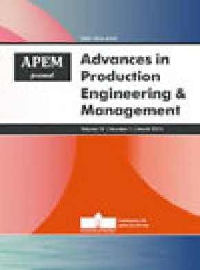 Advances In Production Engineering & Management杂志