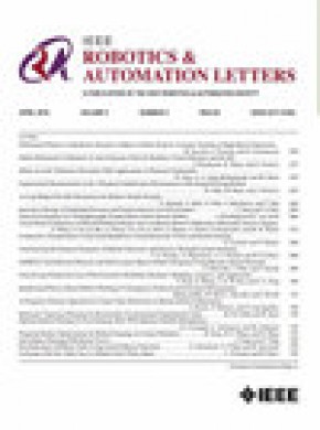 Ieee Robotics And Automation Letters杂志