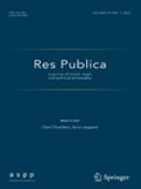 Res Publica-a Journal Of Moral Legal And Political Philosophy