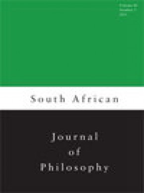 South African Journal Of Philosophy