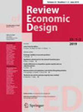 Review Of Economic Design杂志