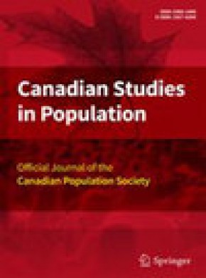 Canadian Studies In Population杂志