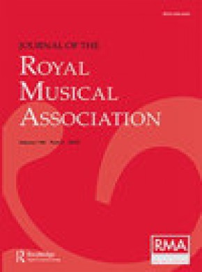 Journal Of The Royal Musical Association杂志