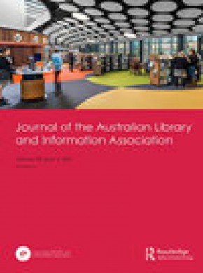 Journal Of The Australian Library And Information Association杂志