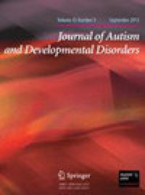 Journal Of Autism And Developmental Disorders杂志