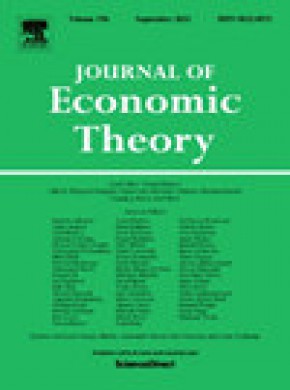 Journal Of Economic Theory杂志