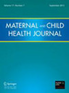 Maternal And Child Health Journal杂志