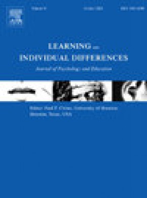 Learning And Individual Differences杂志