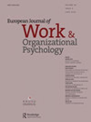 European Journal Of Work And Organizational Psychology杂志