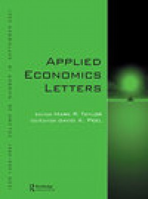 Applied Economics Letters杂志