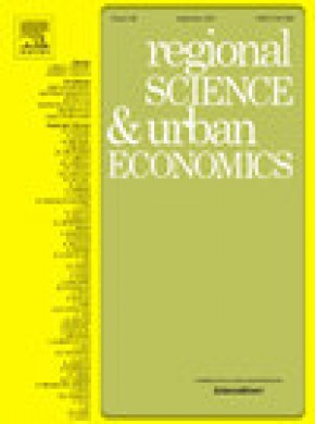 Regional Science And Urban Economics杂志