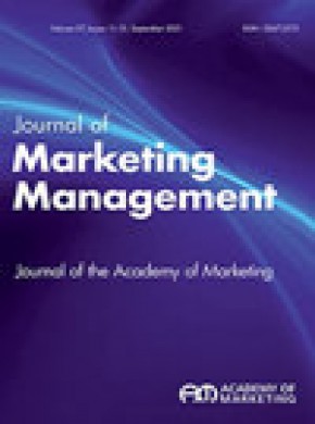 Journal Of Marketing Management杂志