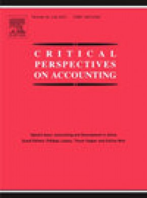 Critical Perspectives On Accounting杂志