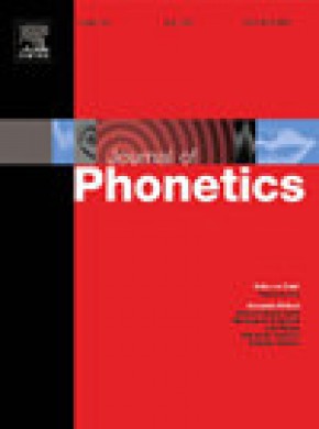 Journal Of Phonetics杂志