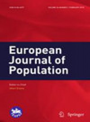 European Journal Of Population-revue Europeenne De Demographie杂志