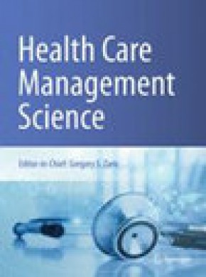 Health Care Management Science杂志