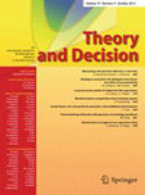 Theory And Decision杂志