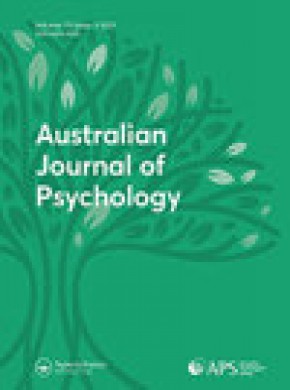 Australian Journal Of Psychology杂志