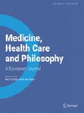 Medicine Health Care And Philosophy杂志