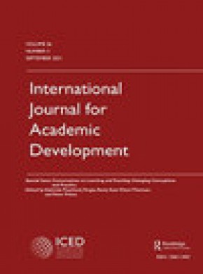 International Journal For Academic Development杂志