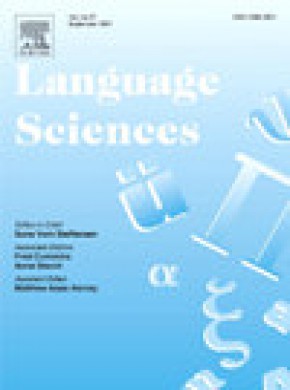 Language Sciences杂志