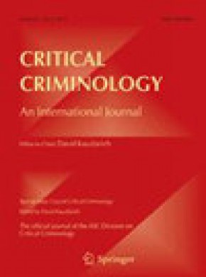 Critical Criminology杂志