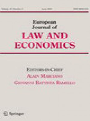 European Journal Of Law And Economics