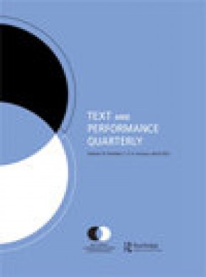 Text And Performance Quarterly