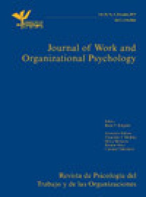 Journal Of Work And Organizational Psychology-revista De Psicologia Del Trabajo