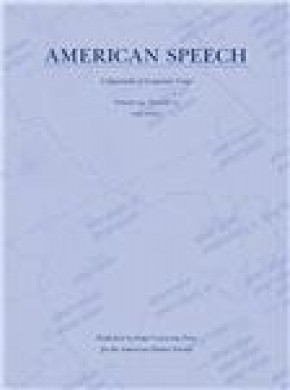 American Speech杂志