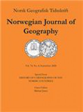 Norsk Geografisk Tidsskrift-norwegian Journal Of Geography