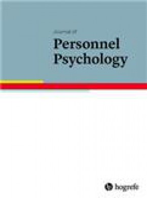 Journal Of Personnel Psychology