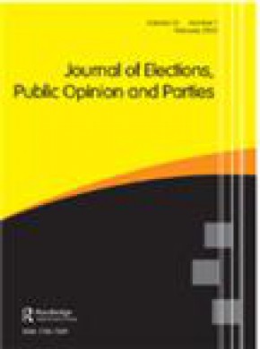 Journal Of Elections Public Opinion And Parties