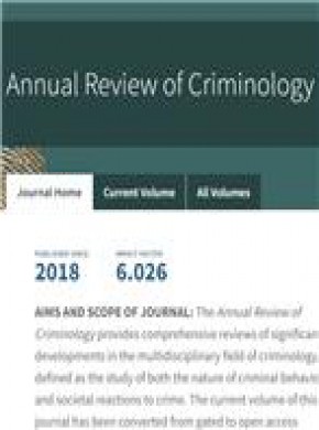 Annual Review Of Criminology杂志