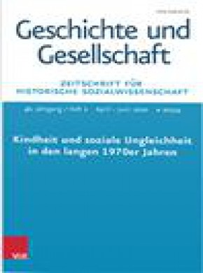 Geschichte Und Gesellschaft杂志