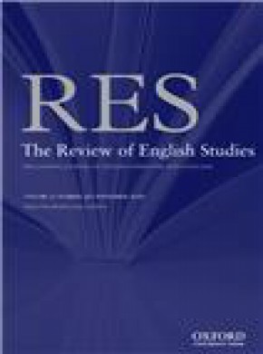 Review Of English Studies杂志